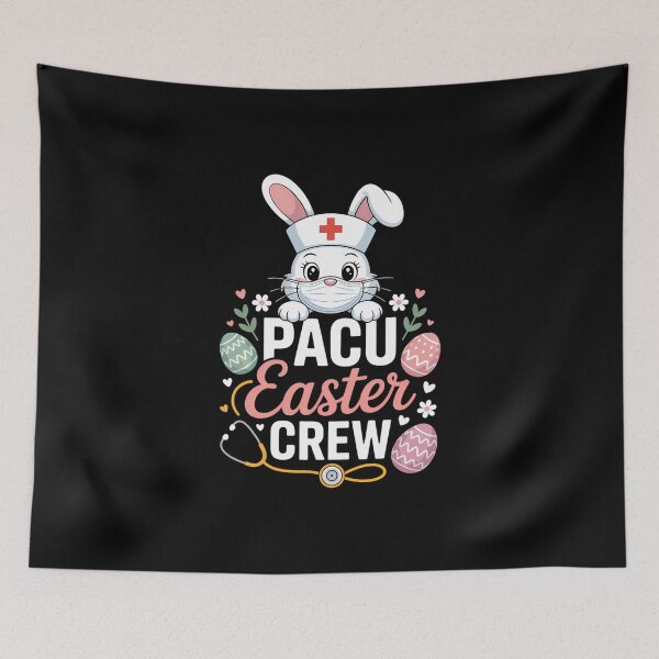 Item preview, PACU Easter Day Nurse Crew Bunny Ears Happy Easter Nursing designed and sold by FaithAbbott.