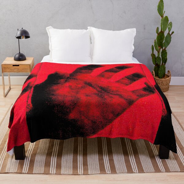 Item preview, Creepy Red Hand Reaching Up Propaganda Poster designed and sold by Piotrek0001.