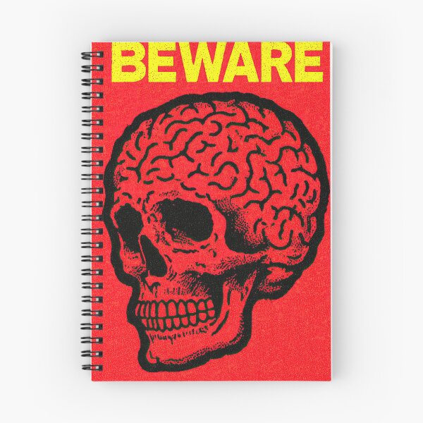 Item preview, Red Skull And Exposed Brain Vintage Propaganda Art designed and sold by Piotrek0001.
