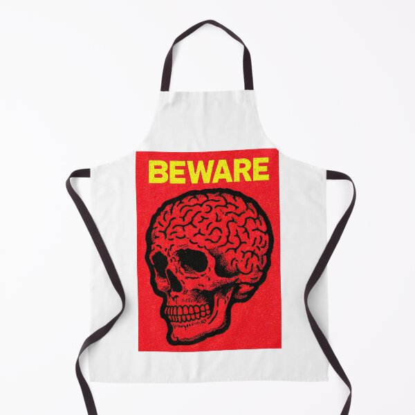 Item preview, Red Skull And Exposed Brain Vintage Propaganda Art designed and sold by Piotrek0001.