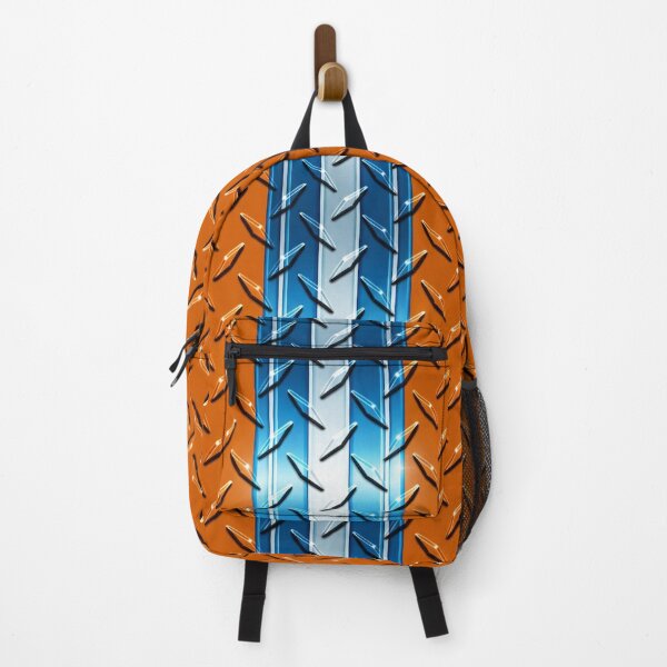 Item preview, Forged Tread: 4-Way Industrial Steel PHONE CASE (ORANGE - BLUE/WHITE)  designed and sold by CleverCulture.
