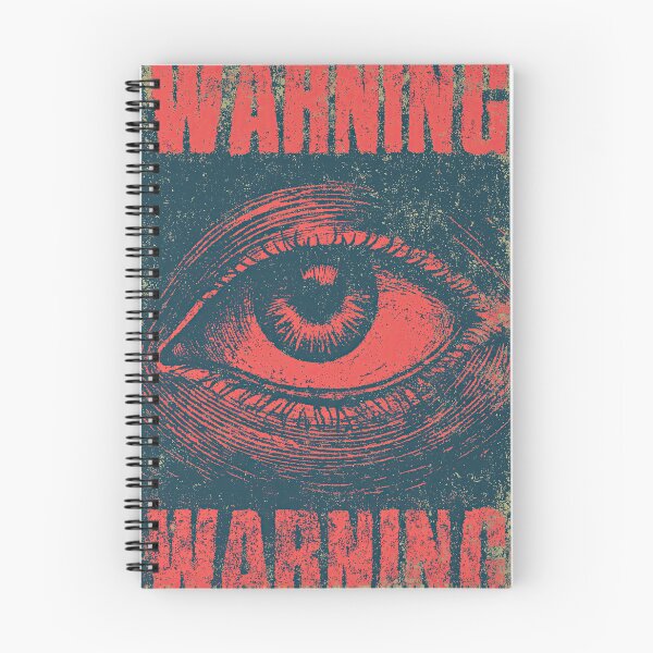 Item preview, All Seeing Eye Vintage Propaganda Warning Poster designed and sold by Piotrek0001.