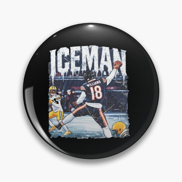 Artikelvorschau, Caleb Williams' „Iceman Jump“ – viraler Playoff-Moment aus dem Chicago Football entworfen und verkauft von Elenafatulla.