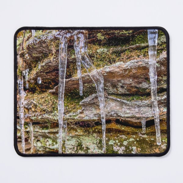 Item preview, Icicles Dripping from Mossy Rock Wall designed and sold by aadventures.