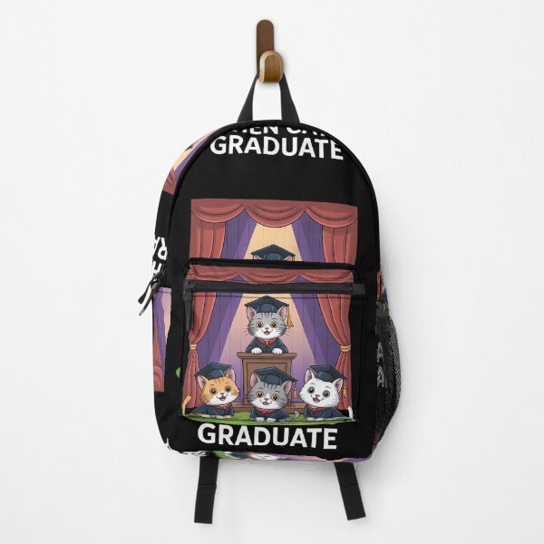 Item preview, Cats Graduate Funny Graduation Meme School Cat designed and sold by FlankinMew.