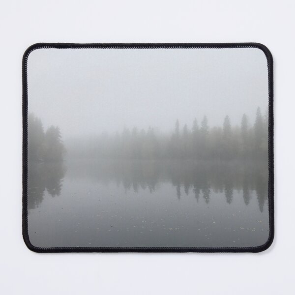 Item preview, BEAUTIFUL MYSTICAL MAGICAL RELAXING MISTY FOREST LAKE wilderness hiking camping off-grid vibes cottage life my forest sanctuary designed and sold by Jt41.