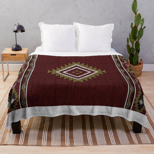 Item preview, Western style carpet and area rug design in rich red tones designed and sold by Line-Aura.