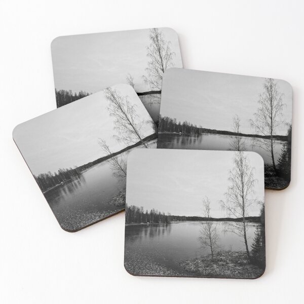 Item preview, Parkkuunlahti December 2025 bw designed and sold by Jouko Lehto Photography.