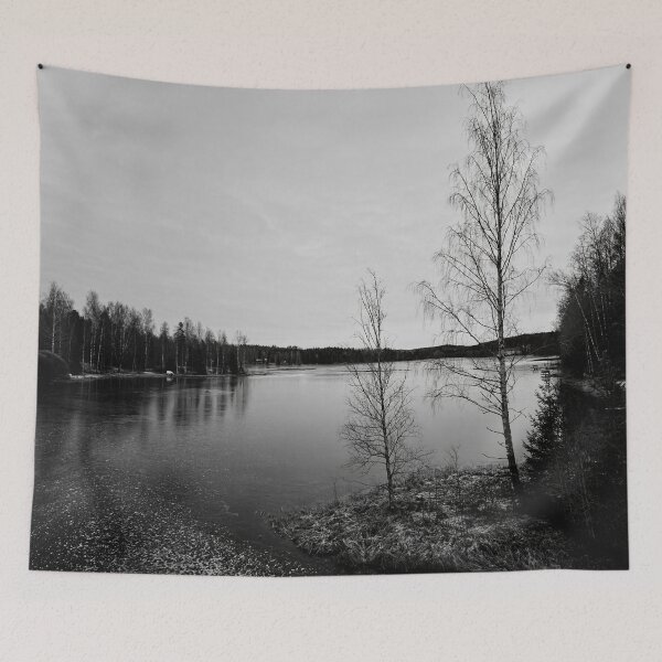 Item preview, Parkkuunlahti December 2025 bw designed and sold by Jouko Lehto Photography.