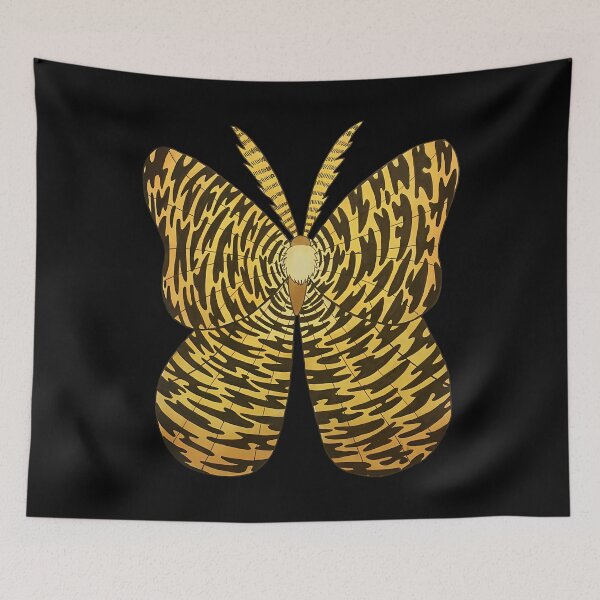 Item preview, Yellow Moth Pattern designed and sold by uzlvrlwwsux58.