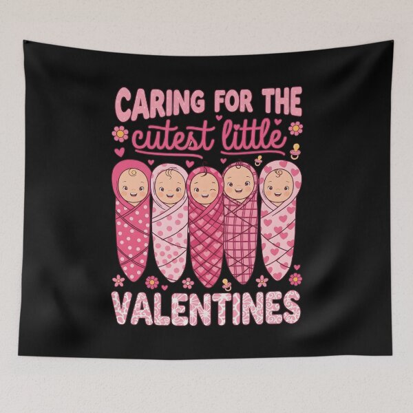 Item preview, Caring for The Cutest Little Valentines NICU Nurse Cute Baby designed and sold by OlakunleOloroz.