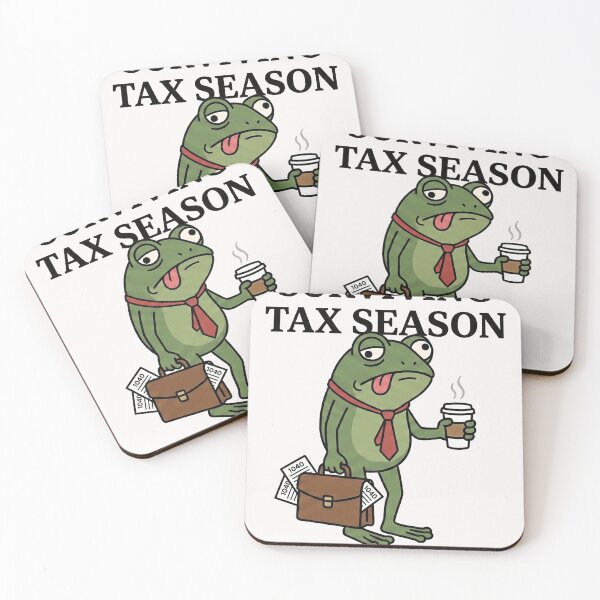 Item preview, Surviving Tax Season Tired Frog Accountant Humor designed and sold by AdyKurniawan.