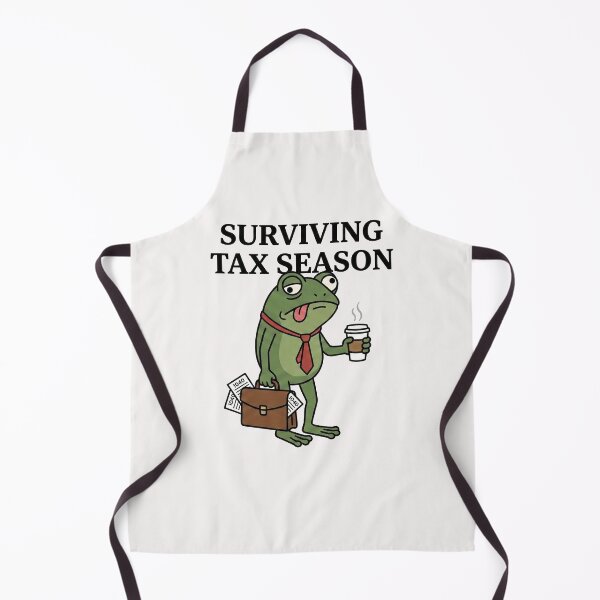 Item preview, Surviving Tax Season Tired Frog Accountant Humor designed and sold by AdyKurniawan.