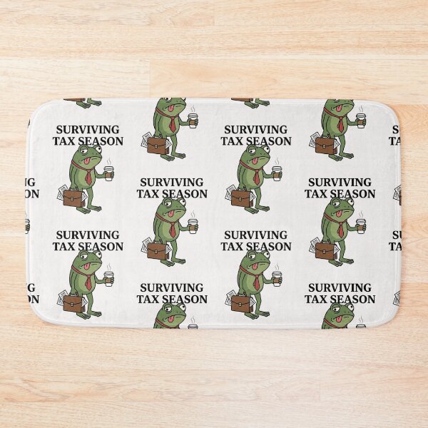 Item preview, Surviving Tax Season Tired Frog Accountant Humor designed and sold by AdyKurniawan.