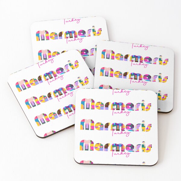 Item preview, Marmaris, Turkey, Vibrant Abstract City Typography Art designed and sold by Wanderful-roads.