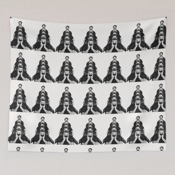 Item preview, Dark Surreal Face Stack Art designed and sold by ClaudieWest6.