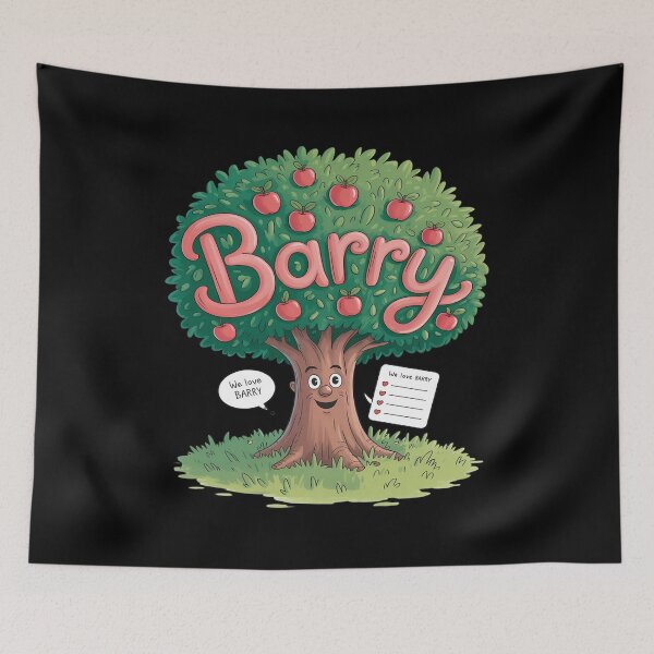 Item preview, I Love Barry I Heart Barry Personalized Name designed and sold by Shannon Bosley.