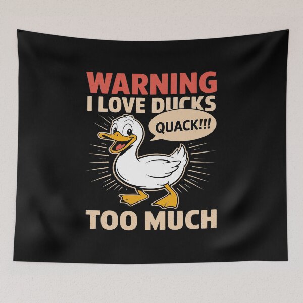 Item preview, I Love Ducks Too Much designed and sold by Shannon Bosley.