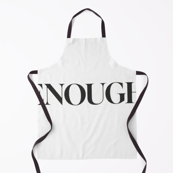 Item preview, ENOUGH – Minimal Luxury Statement T-Shirt designed and sold by Litmans.