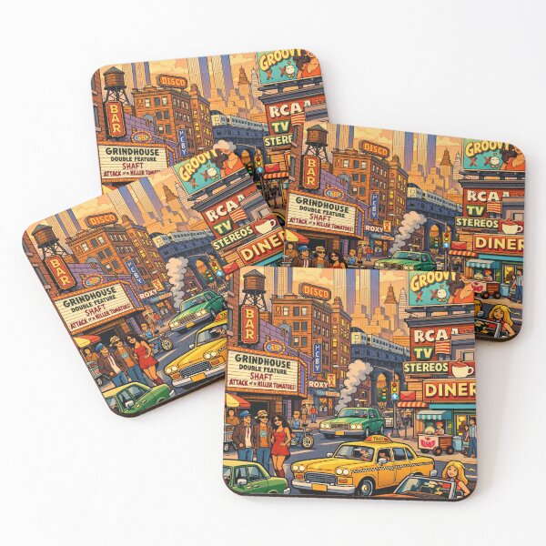 Item preview, New York Underground Lifestyle – Harlem, Broadway, Manhattan & Neon City Vibes designed and sold by Arte Cartoon From TagTeam Group.