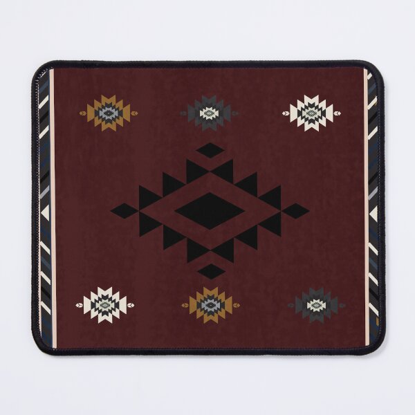 Item preview, Western style carpet and area rug design in rich red tones designed and sold by Line-Aura.