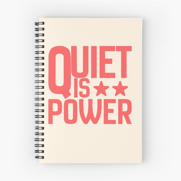 Item preview, Quiet Is Power Bold Typography T-Shirt | Introvert Confidence Quote Minimal Sticker designed and sold by YasirHamidDesigns .
