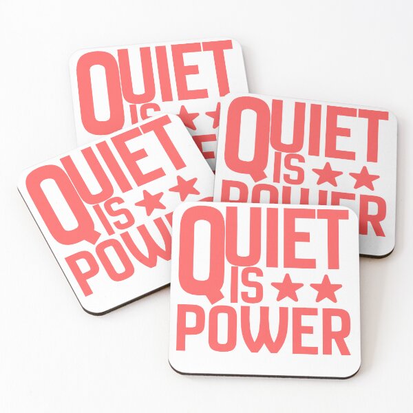 Item preview, Quiet Is Power Bold Typography T-Shirt | Introvert Confidence Quote Minimal Sticker designed and sold by YasirHamidDesigns .