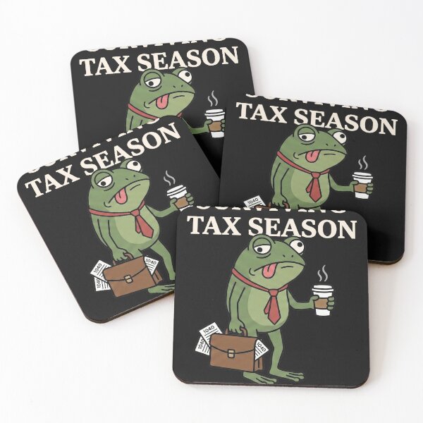 Item preview, Surviving Tax Season Tired Frog Accountant Humor designed and sold by AdyKurniawan.