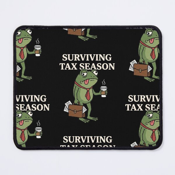 Item preview, Surviving Tax Season Tired Frog Accountant Humor designed and sold by AdyKurniawan.