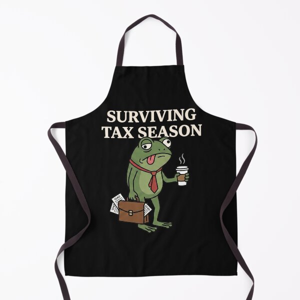 Item preview, Surviving Tax Season Tired Frog Accountant Humor designed and sold by AdyKurniawan.