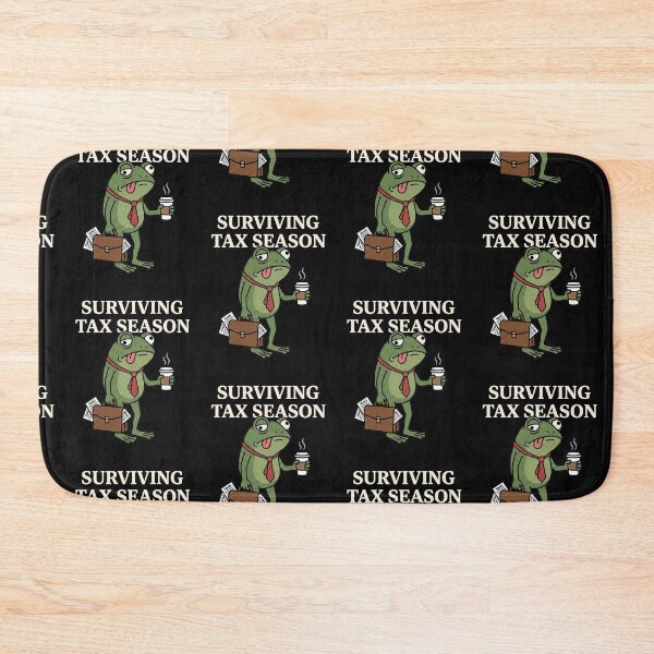Item preview, Surviving Tax Season Tired Frog Accountant Humor designed and sold by AdyKurniawan.