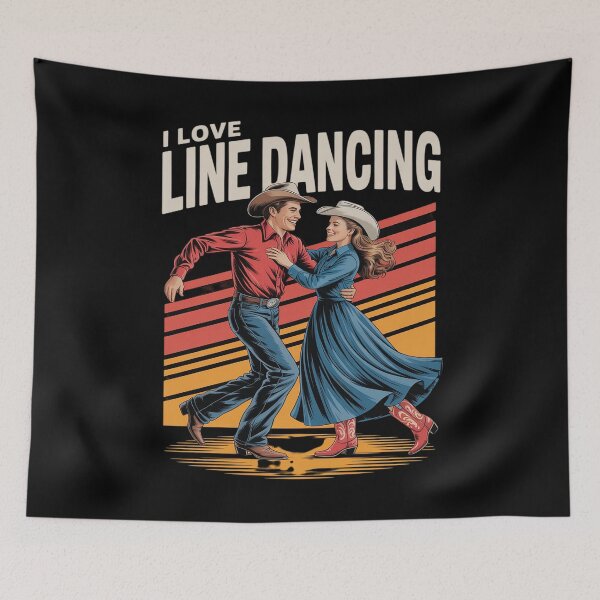 Item preview, I Love Line Dancing Country Dance Lovers designed and sold by Shannon Bosley.