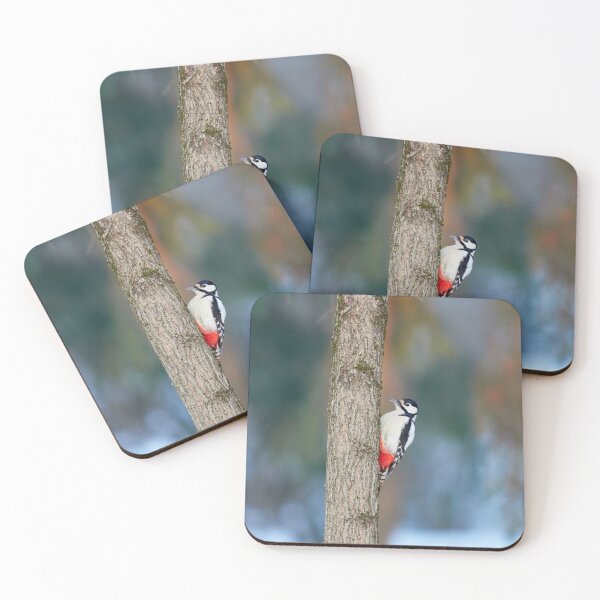 Item preview, In square, Great spotted woodpecker designed and sold by Jouko Lehto Photography.