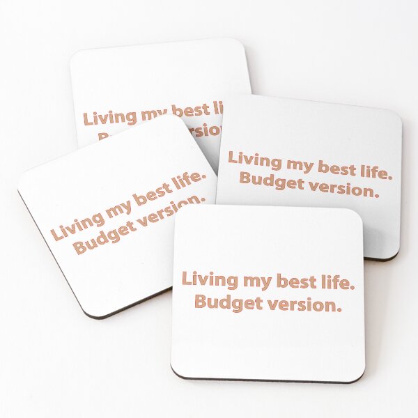 Item preview, Living My Best Life Budget designed and sold by graphicnew.