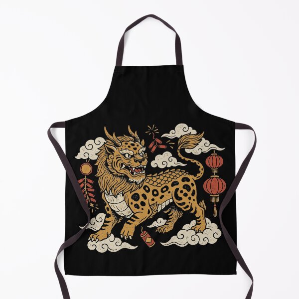 Item preview, Festive Nian Beast Firecrackers Lunar New Year Art designed and sold by zzz888.