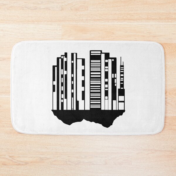 Item preview, Paysage Urbain Volant 12 (simple, noir et blanc, minimaliste) designed and sold by EBFCDesigns.