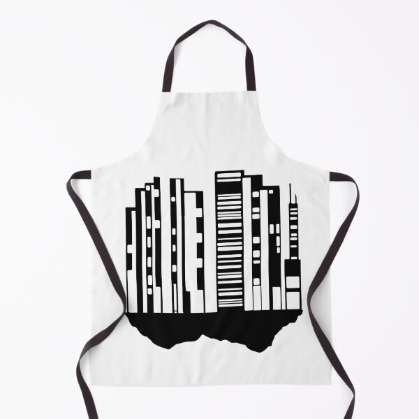 Item preview, Paysage Urbain Volant 12 (simple, noir et blanc, minimaliste) designed and sold by EBFCDesigns.