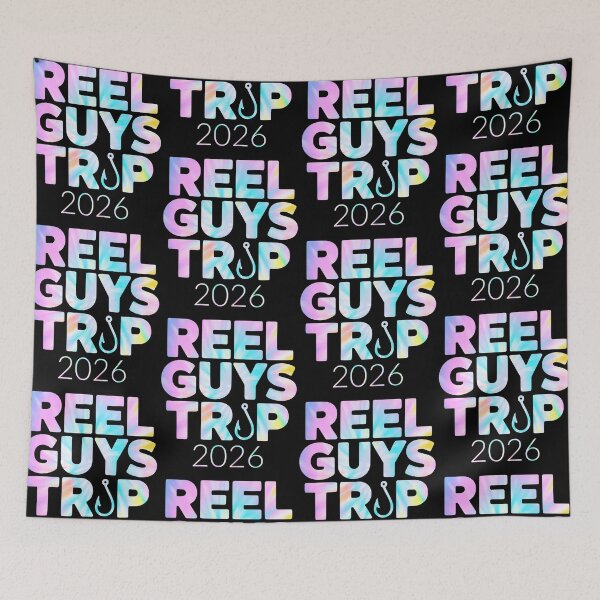 Item preview, Tie Dye Reel Guys Fishing Trip 2026 Fishing Fisherman Humor designed and sold by jakaun.
