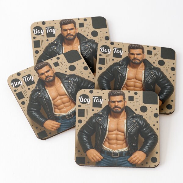Item preview, Boy Toy Gay Leather Daddy Tom of Finland Tribute Graphic Design designed and sold by ItsAKinkThing.