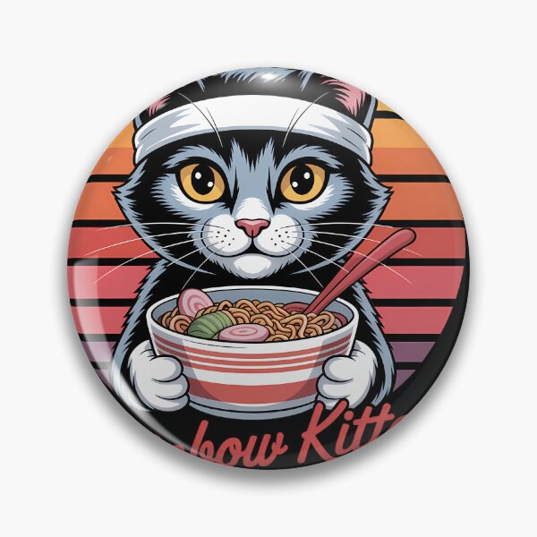 Item preview, Animal Cats Rainbow Cat Kitten Ramen designed and sold by bloodhumph.