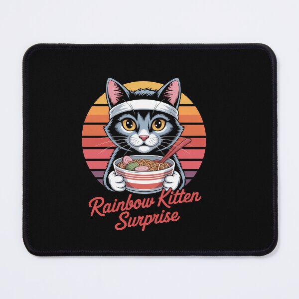 Item preview, Animal Cats Rainbow Cat Kitten Ramen designed and sold by bloodhumph.