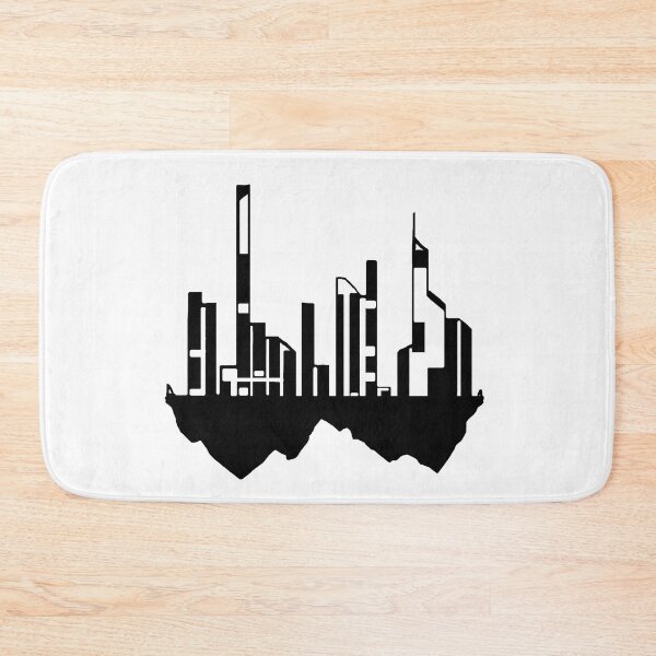 Item preview, Paysage Urbain Volant 11 (simple, noir et blanc, minimaliste) designed and sold by EBFCDesigns.