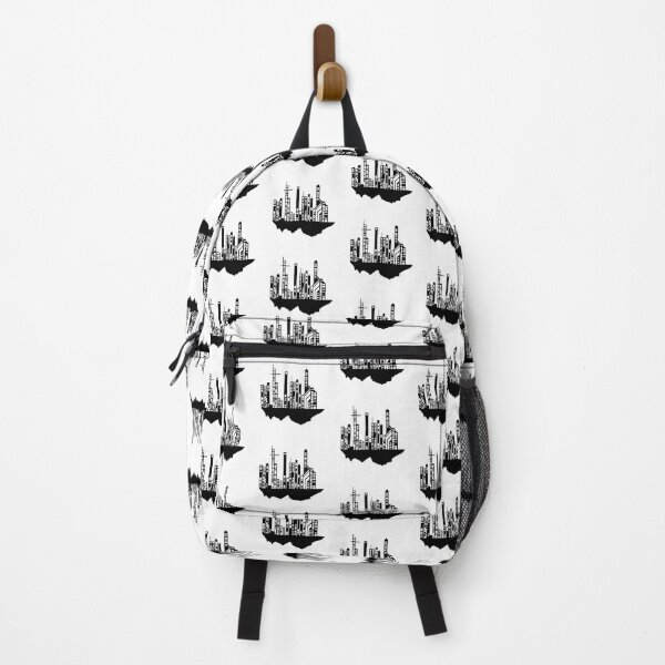 Item preview, Paysage Urbain Volant 10 (simple, noir et blanc, minimaliste) designed and sold by EBFCDesigns.