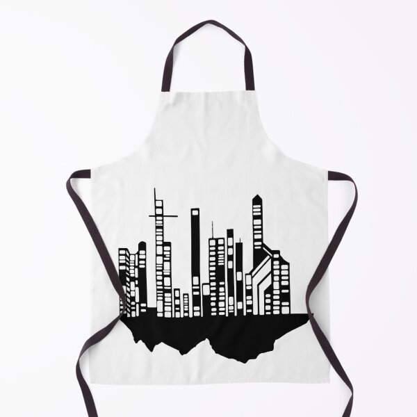 Item preview, Paysage Urbain Volant 10 (simple, noir et blanc, minimaliste) designed and sold by EBFCDesigns.