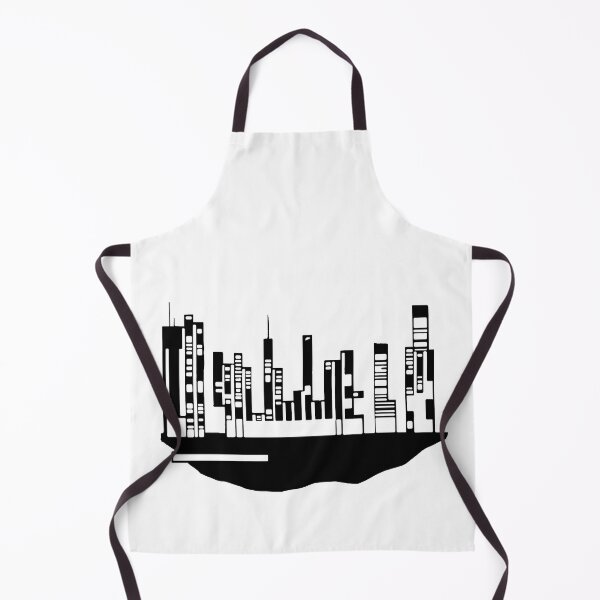 Item preview, Paysage Urbain Volant 8 (simple, noir et blanc, minimaliste) designed and sold by EBFCDesigns.