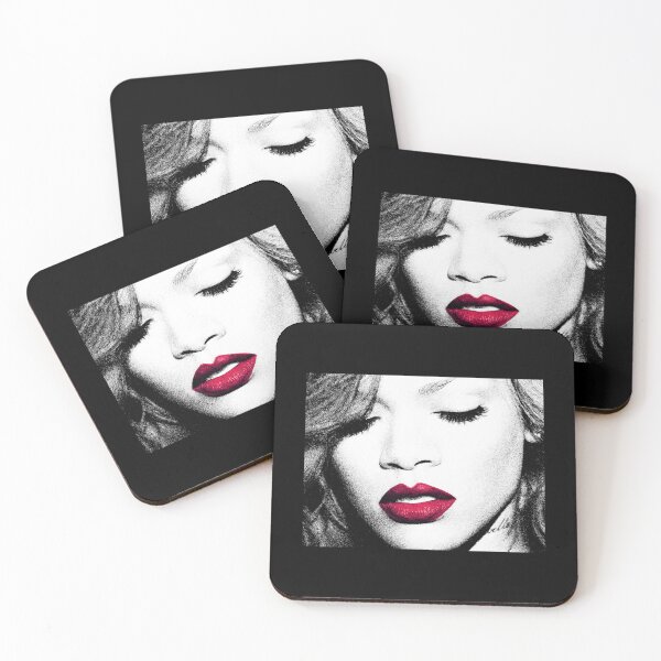 Item preview, Minimal Pencil Sketch Rihanna Red Lips designed and sold by seraph269.