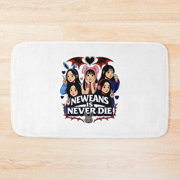 Item preview, Newjeans Is Never Die – Cute Bunny & Bat Wing K-Pop Fan designed and sold by Roblox222.
