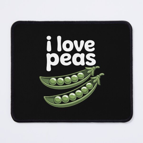 Item preview, I Love Peas Fun Vegetable Enthusiast designed and sold by Shannon Bosley.