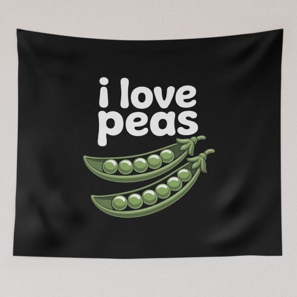 Item preview, I Love Peas Fun Vegetable Enthusiast designed and sold by Shannon Bosley.