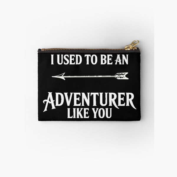 Item preview, I Used to Be an Adventurer Like You – Typography RPG Gamer Fantasy Quote designed and sold by Tomasz  Siennicki.